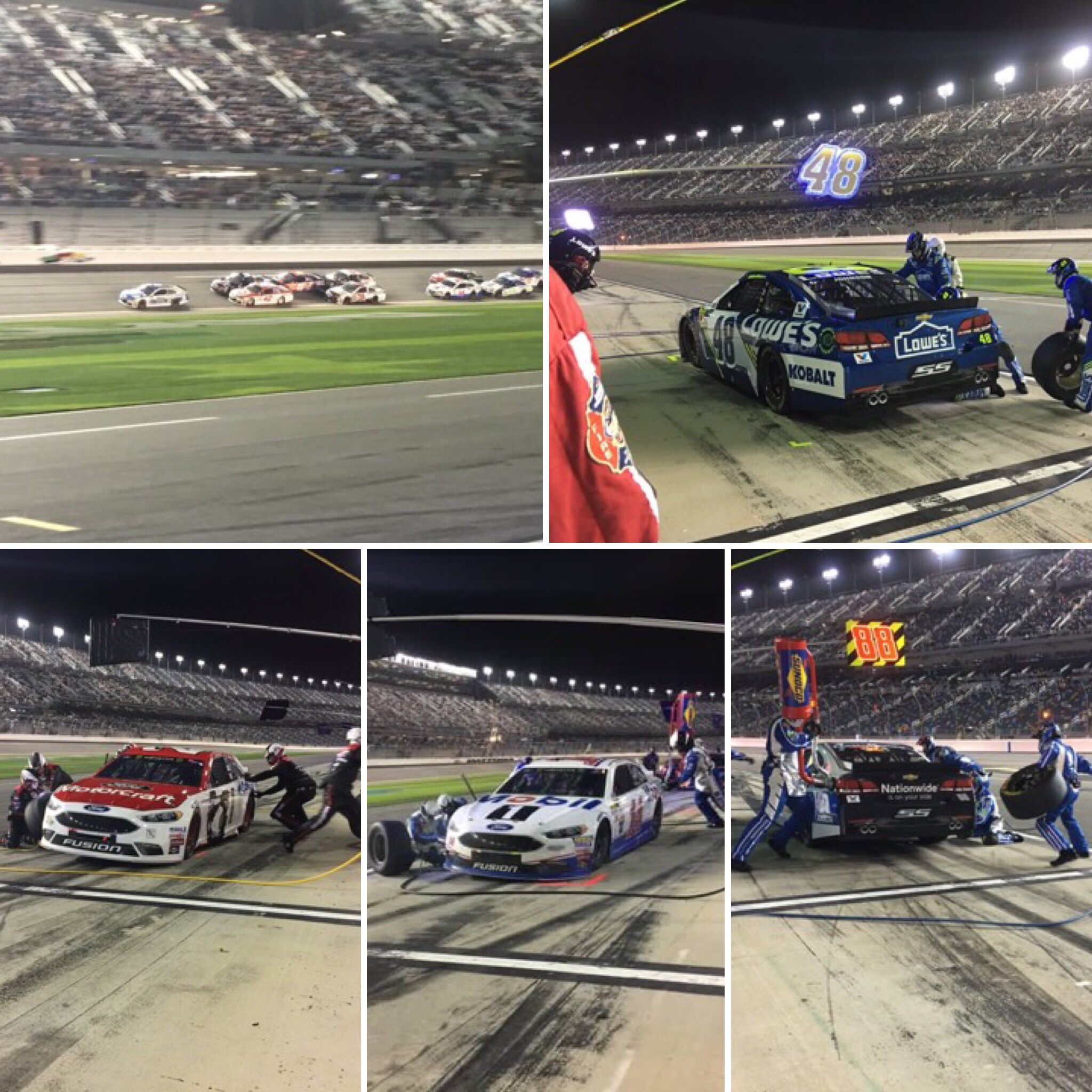 Hot Pass Pit Road Pics During The Can-Am Duels at Daytona International Speedway ...